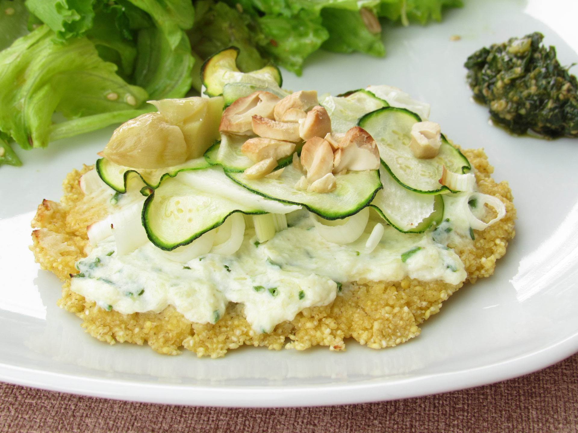 '“Pizzette” oder Minipizzen mit Hirse'