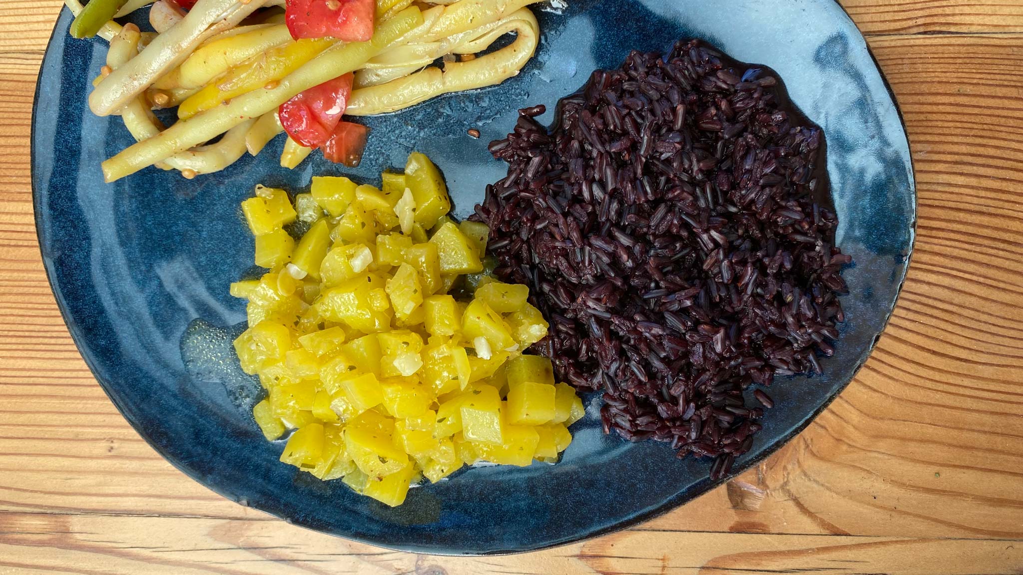 'Schwarzer Reis mit Kürbis'