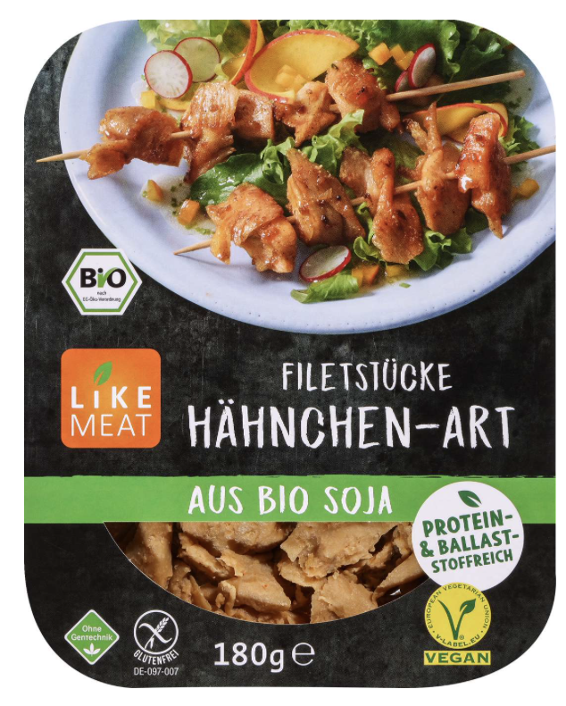 Sojafilet Hähnchenart unter der Lupe